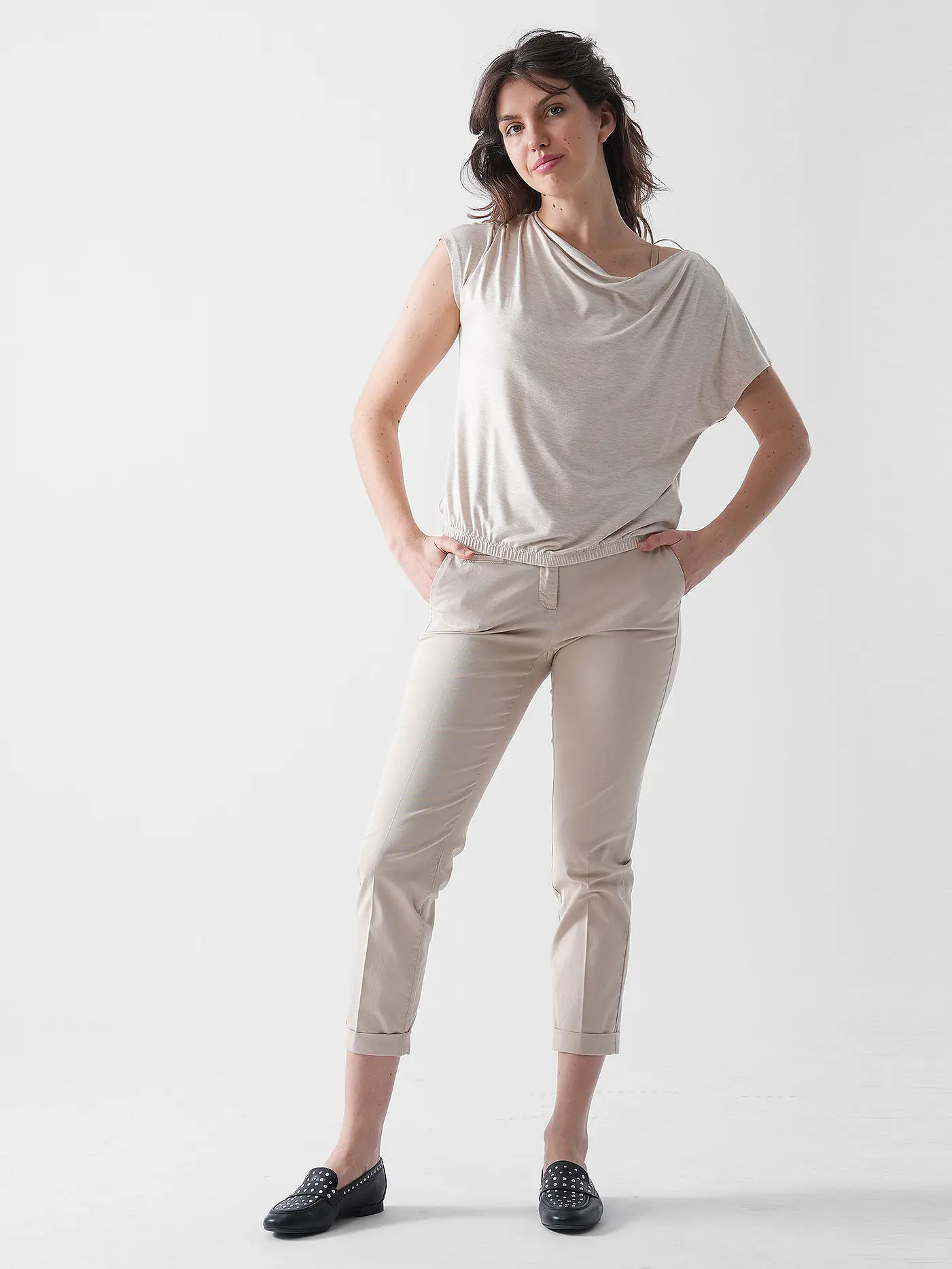 CAMBIO | Chino 7/8 STELLA | beige